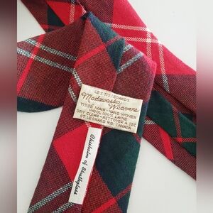 Mens Wool Tartan Tie Madawaska Weavers - Chisholm of Strathglass